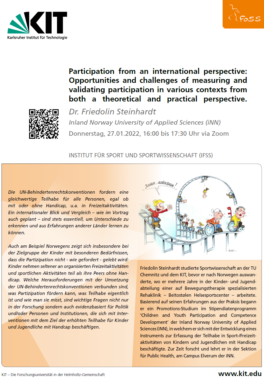 KIT Institut für Sport und Sportwissenschaft Institut Allgemeines